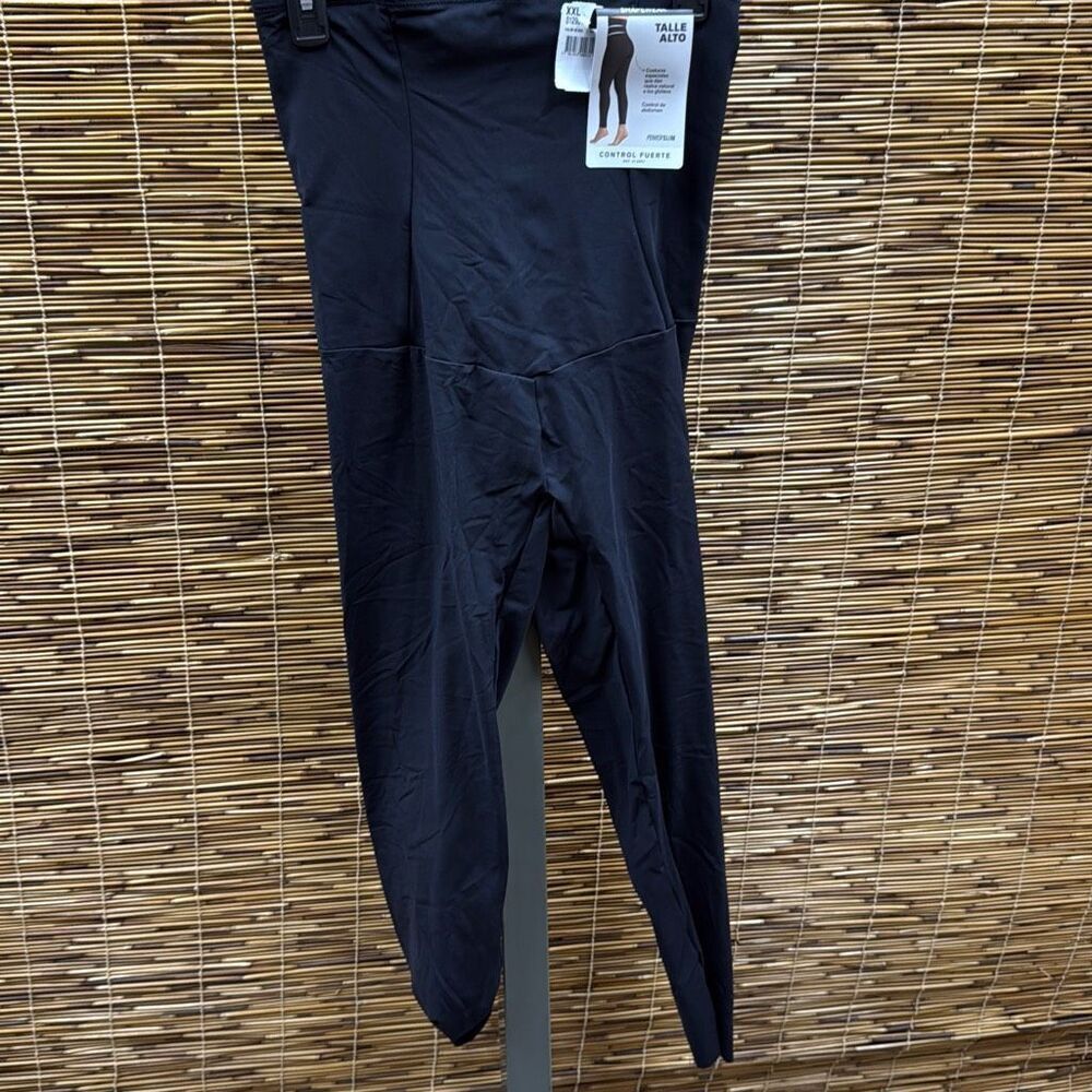 Leonisa Women's Extra High Waisted Firm Compression Leggings - Black Size 2XL‎